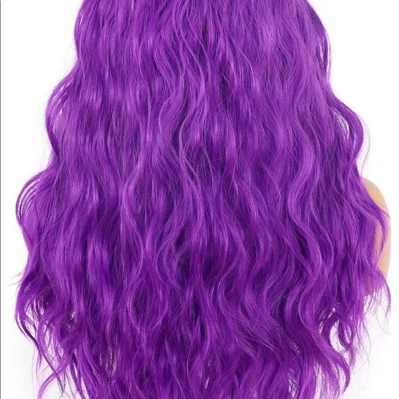 - 💕 24” PURPLE WAVY LACE FRONT WIG 💕 *NEW* - Picture 6 of 6